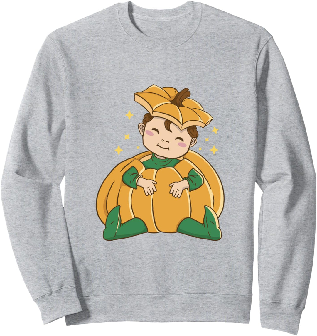 Halloween Baby Kürbis Kostüm Sweatshirt