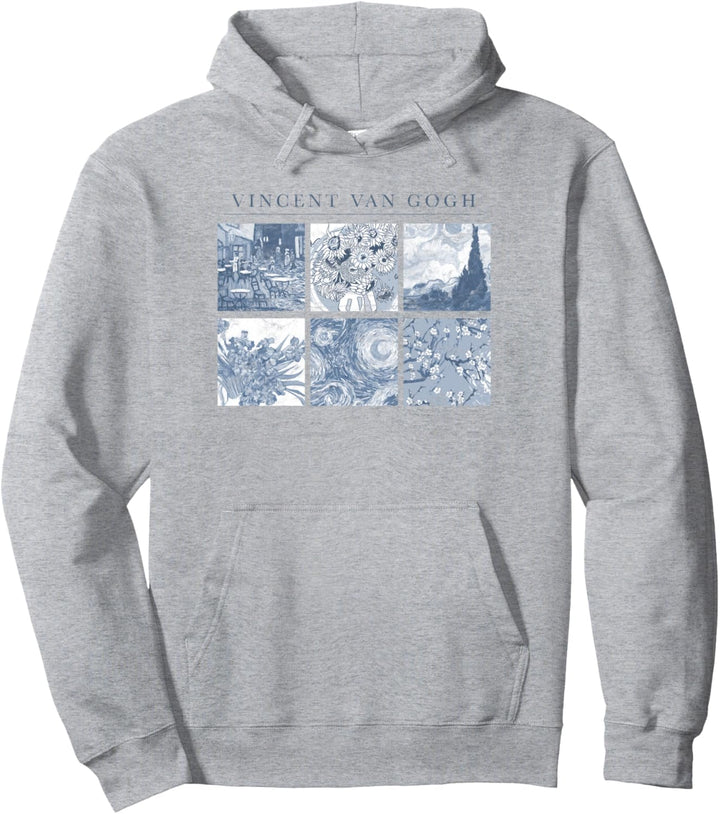 Vincent Van Gogh Art Print Squares Pullover Hoodie
