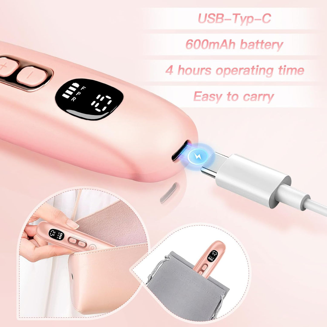 Elektrische Nagelfeile Nagelfräser Kabellos - 15 in 1 Professionell Fräser Nägel Nail Drill, Nagelfr