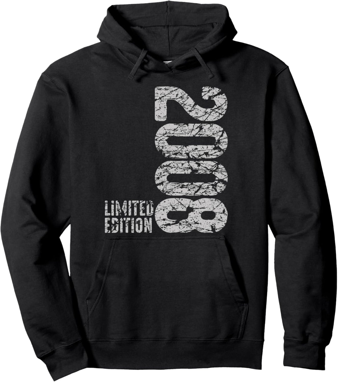 16. Geburtstag Junge Mädchen 16 Jahre 2008 Lustig Geschenk Pullover Hoodie