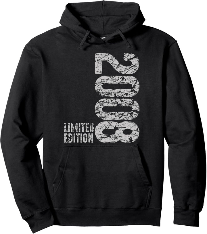 16. Geburtstag Junge Mädchen 16 Jahre 2008 Lustig Geschenk Pullover Hoodie