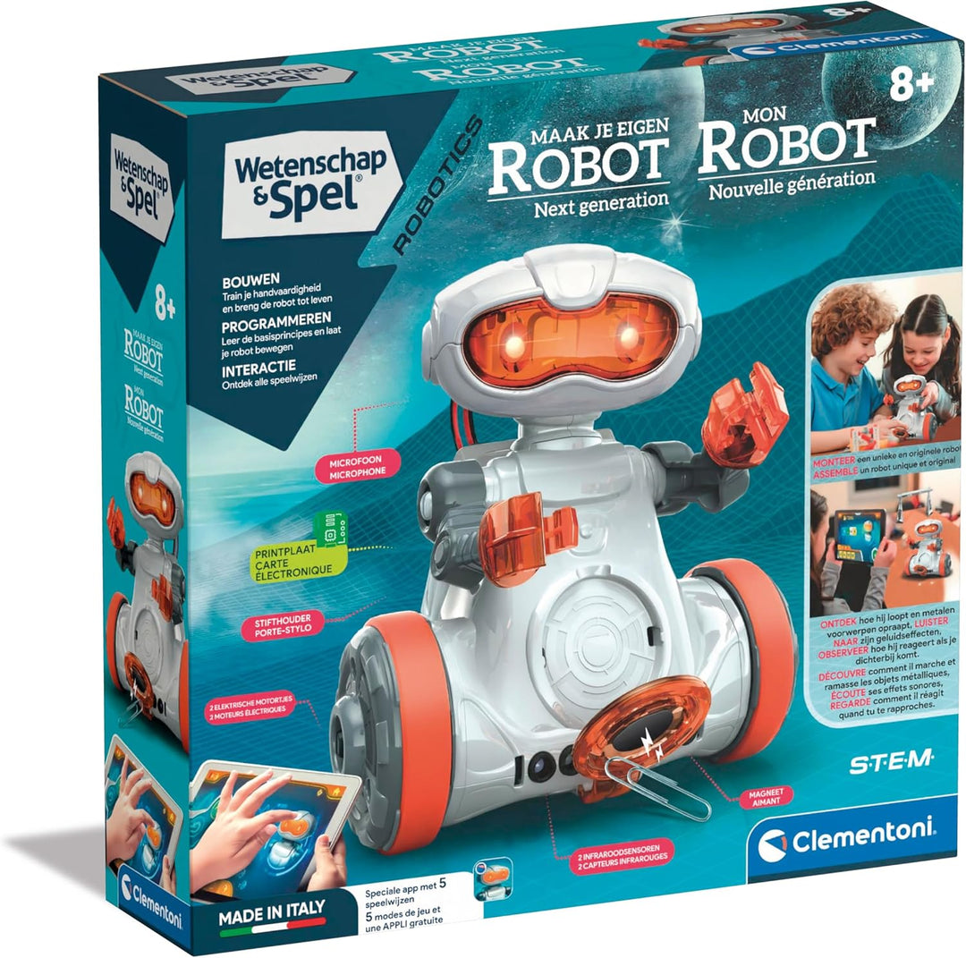 Clementoni - 56171 - Wissenschaft & Spiel - Mio Roboter - Spielzeugroboter (Französisch Sprache, Nie