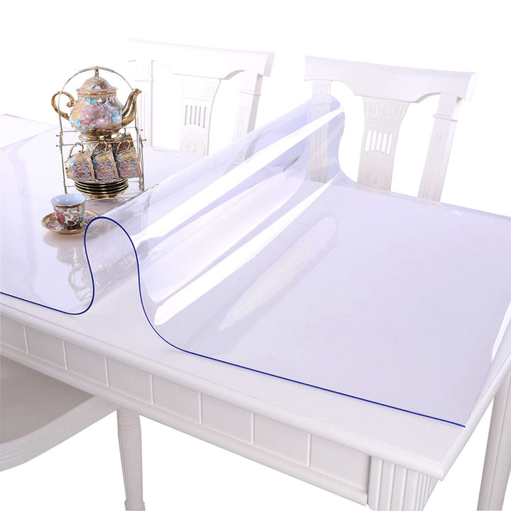 CIEEIN CIEHT Haushalt PVC Transparent Tischdecke Tischmatte Schreibtisch Tischfolie Schutzfolie Rech