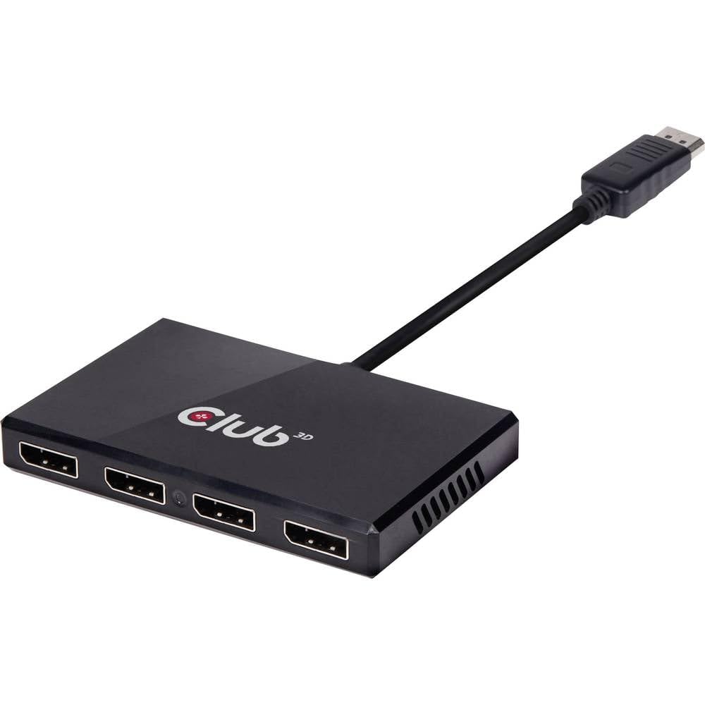 Club 3D csv-6400 Multi Stream Transport (MST) Hub DisplayPort Schwarz, Multi Stream Transport (MST)
