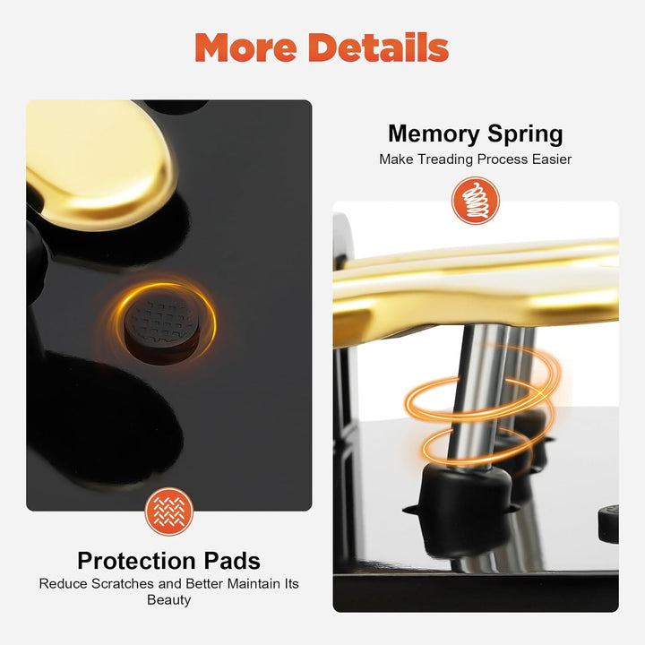 TESUGN Klavier Pedal Extender Bank, Klavier Pedalverlängerung für Kinder mit 3 Pedalen, Kinder Klavi