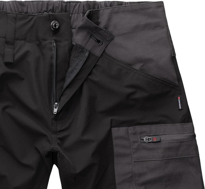 Höhenhorn Raimeux Herren Cargo Short Kurze Hose Arbeitshose Outdoor S Schwarz/Grau, S Schwarz/Grau
