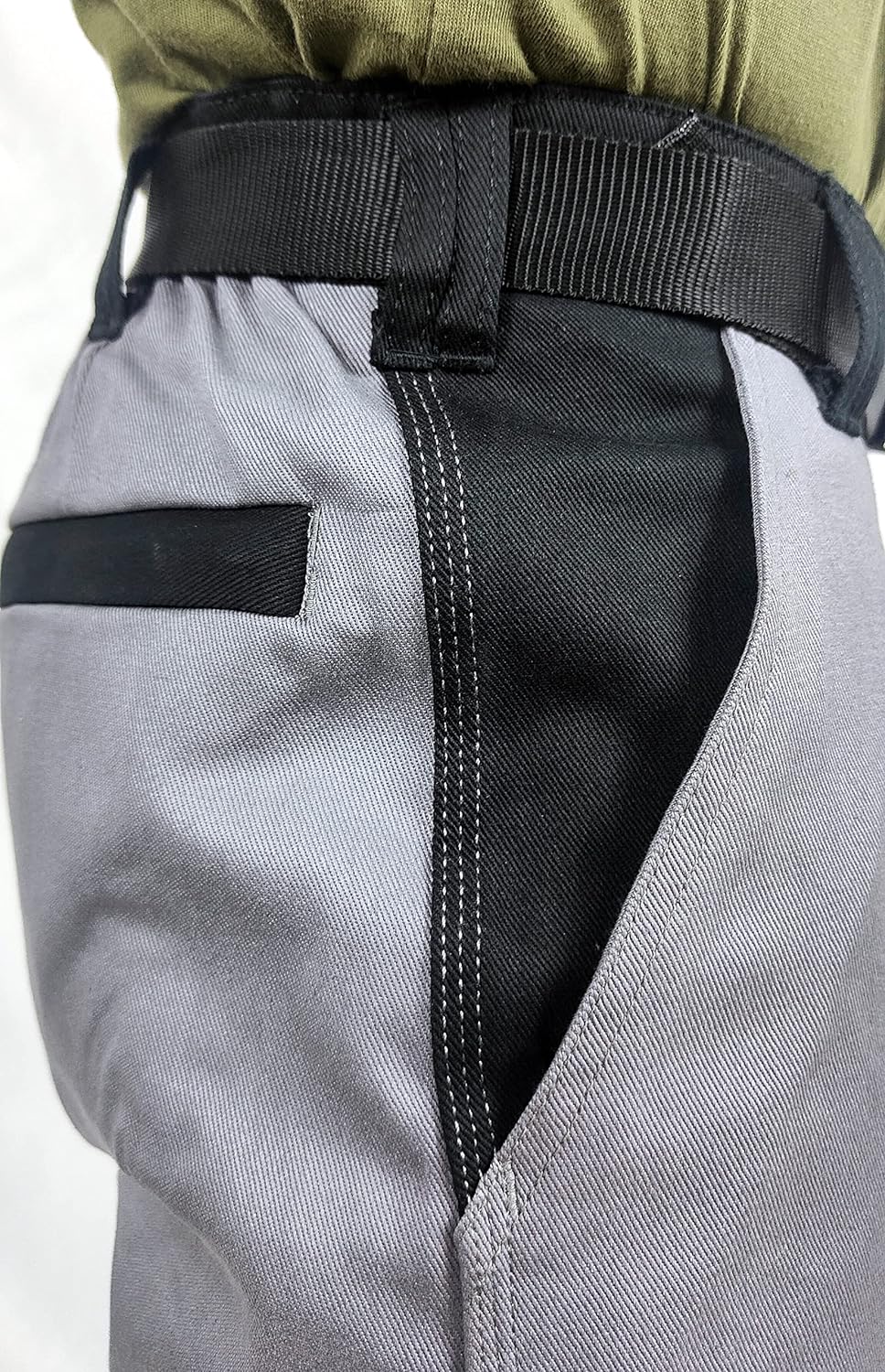 Gahibre Hose aus 100% Baumwolle, 300 g, mit mehreren Taschen