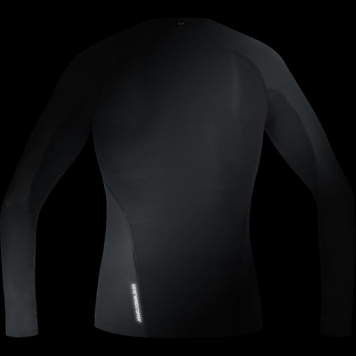 GORE WEAR Herren M Windstopper Base Layer Shirt Langarm (1er Pack) S Schwarz, S Schwarz