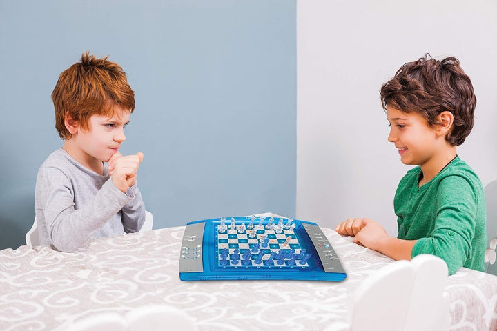 Lexibook 12 LCG3000 ChessLight, Elektronisches Schachspiel mit Berührungstastatur und Licht-und Soun
