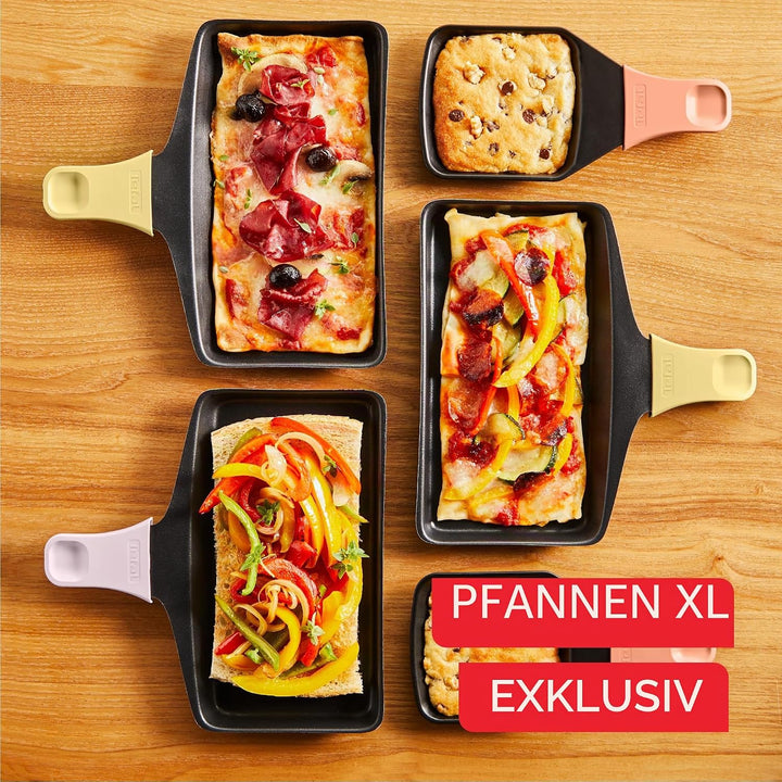 Tefal Food & Co RE650J10 Multifunktions-Raclette für drinnen und draussen, vielseitiges Kochen, Tapa