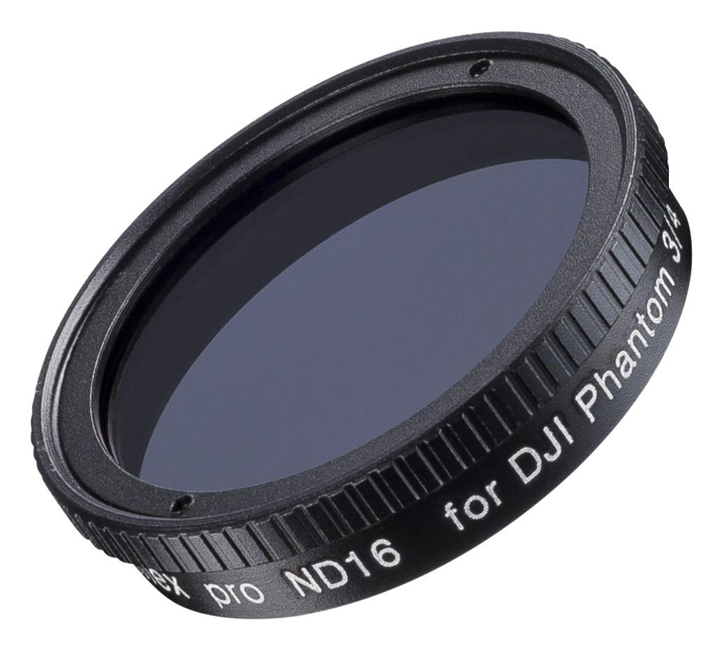 Walimex Pro Drohnenfilter DJI Phantom 3/4 ND16 (Neutral Density) schwarz ND16 DJI Phantom 3/4, ND16