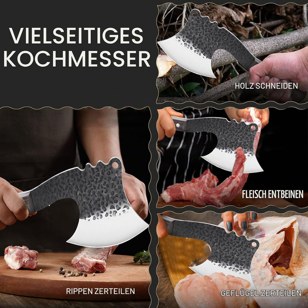 Golden Bird Hackmesser japanisches Messer für Knochen und Fleischschneiden Scharfe Full Tang Kochmes
