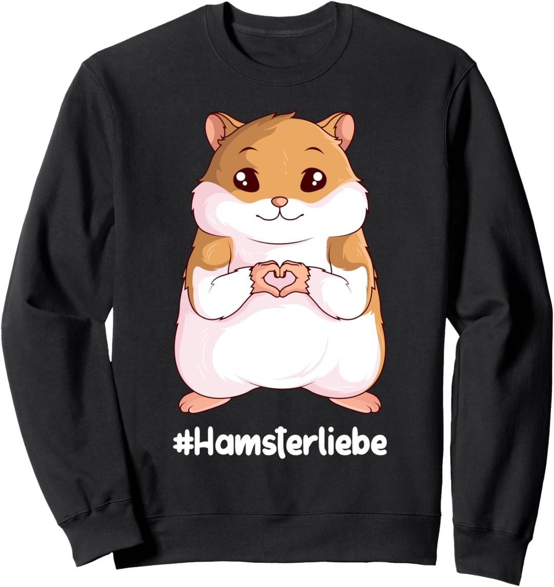 Hamsterliebe Hamster Goldhamster Mädchen Frauen Kinder Sweatshirt