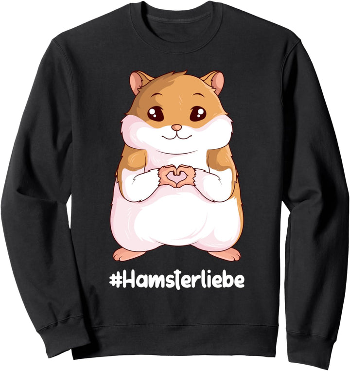 Hamsterliebe Hamster Goldhamster Mädchen Frauen Kinder Sweatshirt