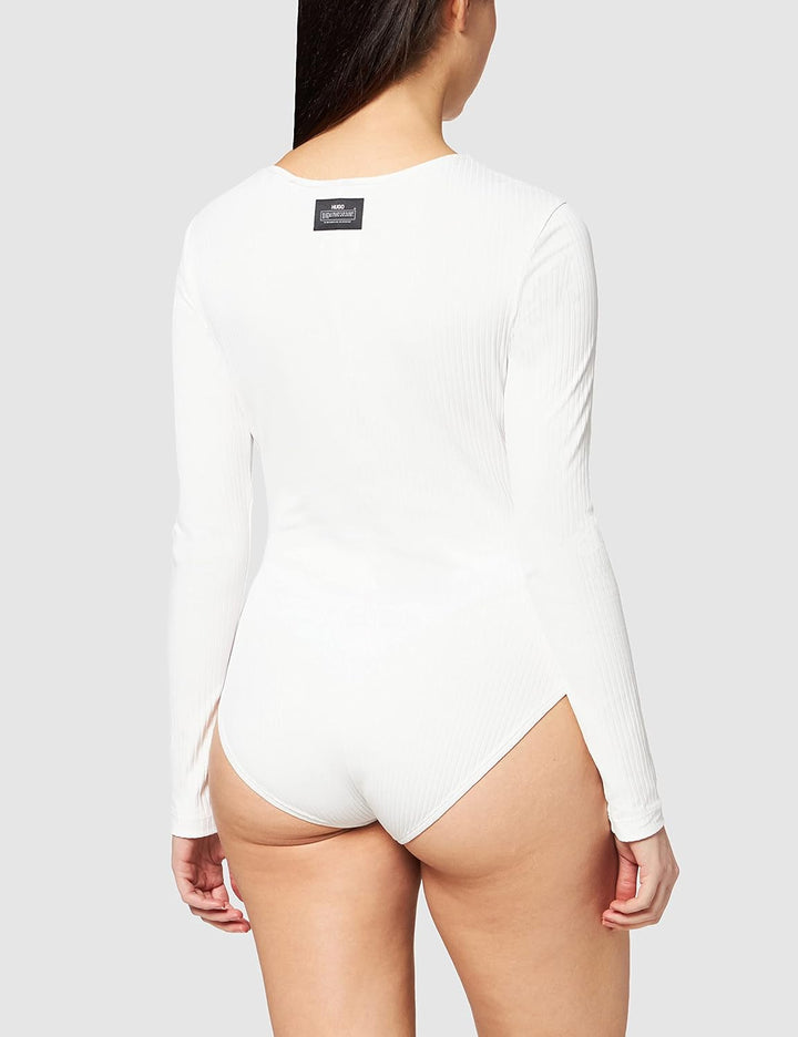 HUGO Damen Nexine Top L Natural102, L Natural102