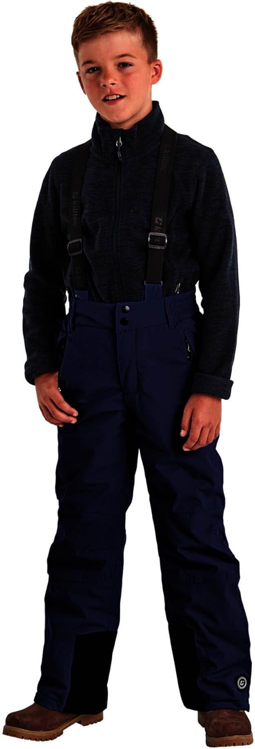 Killtec Jungen Skihose Funktionshose mit abzippbarem Latz, Schneefang und Kantenschutz Gauror Jr was