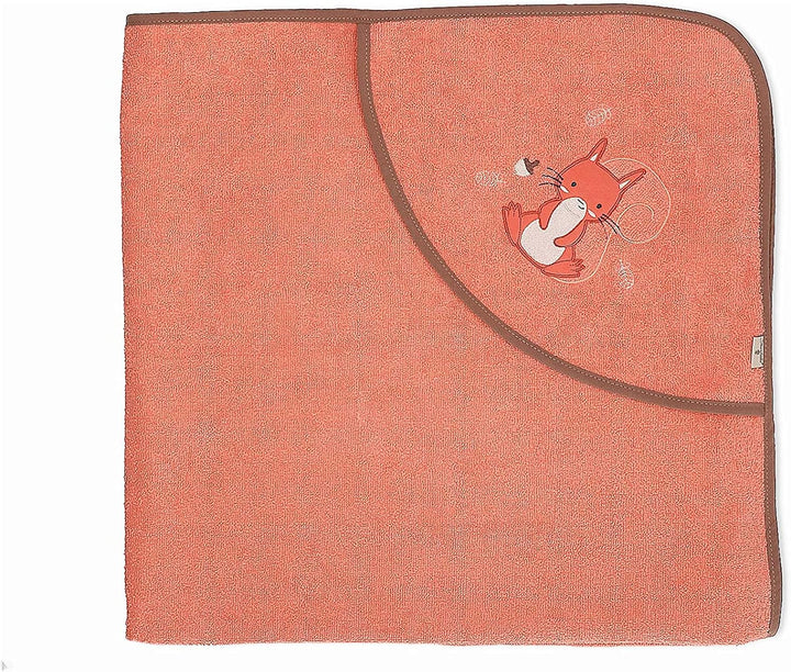 Sterntaler Baby Mädchen Badetuch Baby GOTS Enna - Badeponcho Baby, Kapuzenhandtuch, Badehandtuch Kin