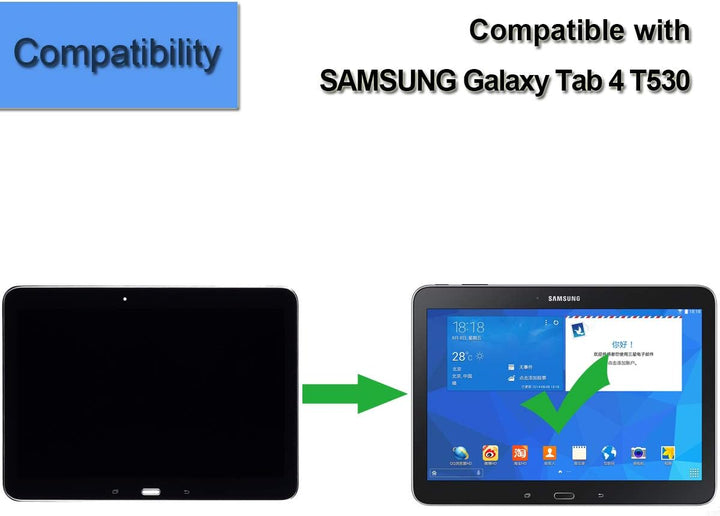 Neuer Ersatz LCD Display Kompatibel mit Samsung Galaxy Tab 4 10.1 SM-T530 SM-T531 SM-T533 SM-T535 LC