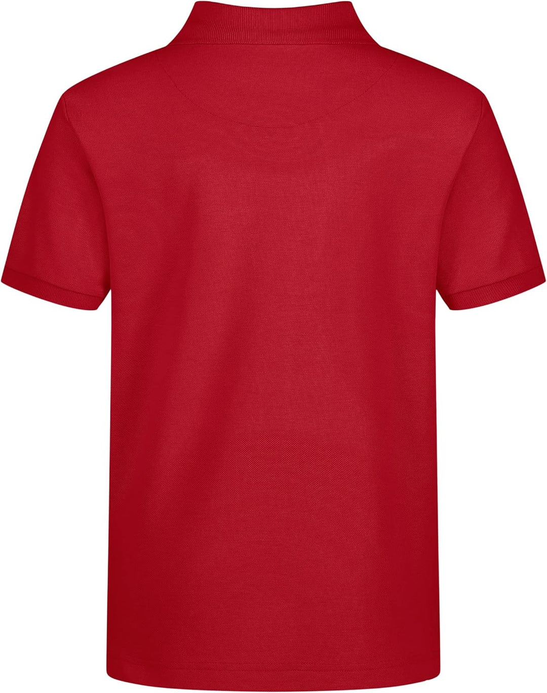 Nautica Jungen Short Sleeve Polo Polohemd (1er Pack) M Rot, M Rot