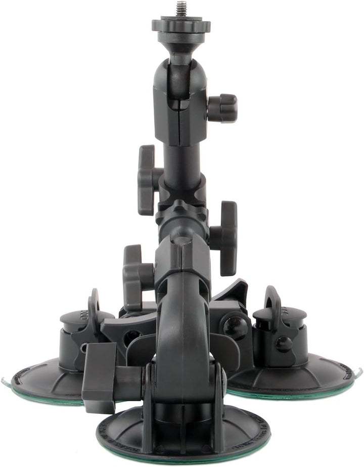 Delkin Fat Gecko Triple Mount Saugstativ & Halterung für Digitalkameras Fat Gecko Bundle mit Halteru