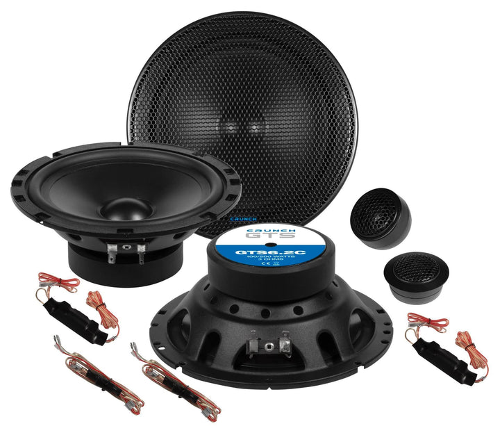 Crunch GTS6.2C 2-Wege Set Einbau-Lautsprecher 200W Inhalt: 1St.