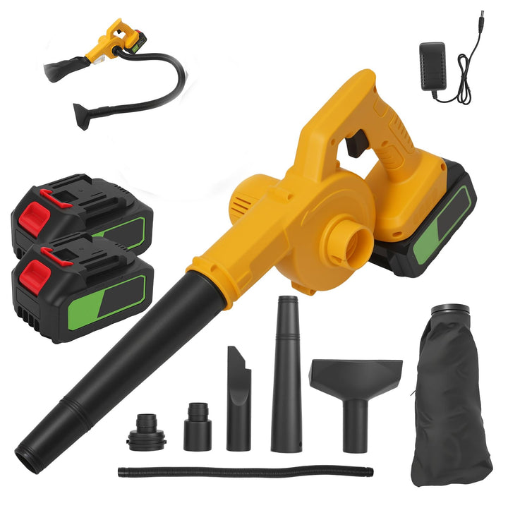 Home and Garden Laubbläser, kabellos, 21 V, mit 4,0 Ah Akku und Ladegerät, Reinigung von Schnee, Lau