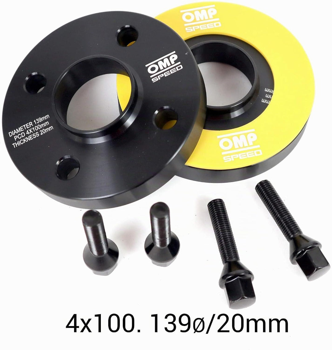 OMP SPEED Set Abstandhalter OMP 20Mm 4X100 57.1 M12X1.5 4x100 57.1 20mm, 4x100 57.1 20mm