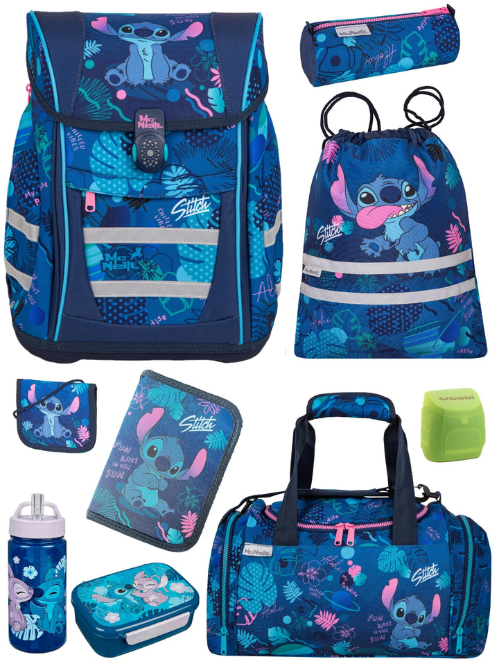 McNeill Mädchen Schulranzen 1. Klasse · Disney Lilo & Stitch · ergonomischer Tornister · Schultasche