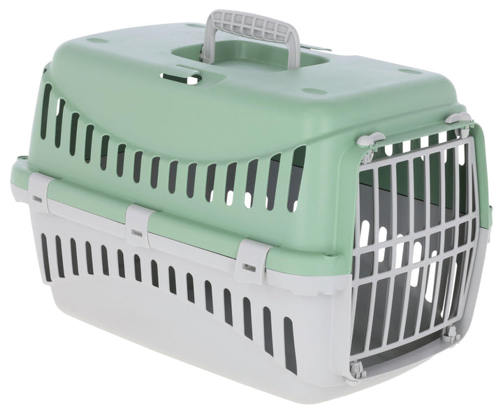 Kerbl Pet Transportbox Expedion, Transportmöglichkeit für Katzen/Hunde/Kleintiere, Kunststoff, Mint|