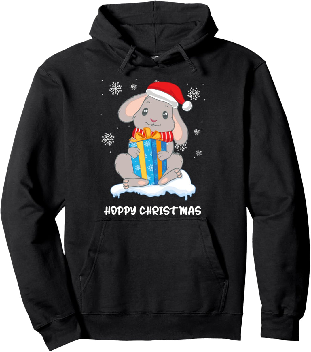 Hase Weihnachten Familie Hase Weihnachten Hoppy Weihnachten Pullover Hoodie