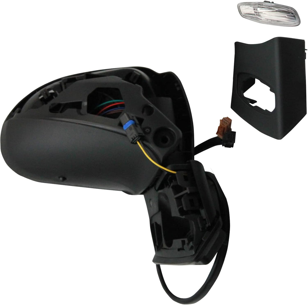 Convitex Aussenspiegel spiegel rechts für Peugeot 207 baujahr 2006- elektrisch TempSensor mit Blinke