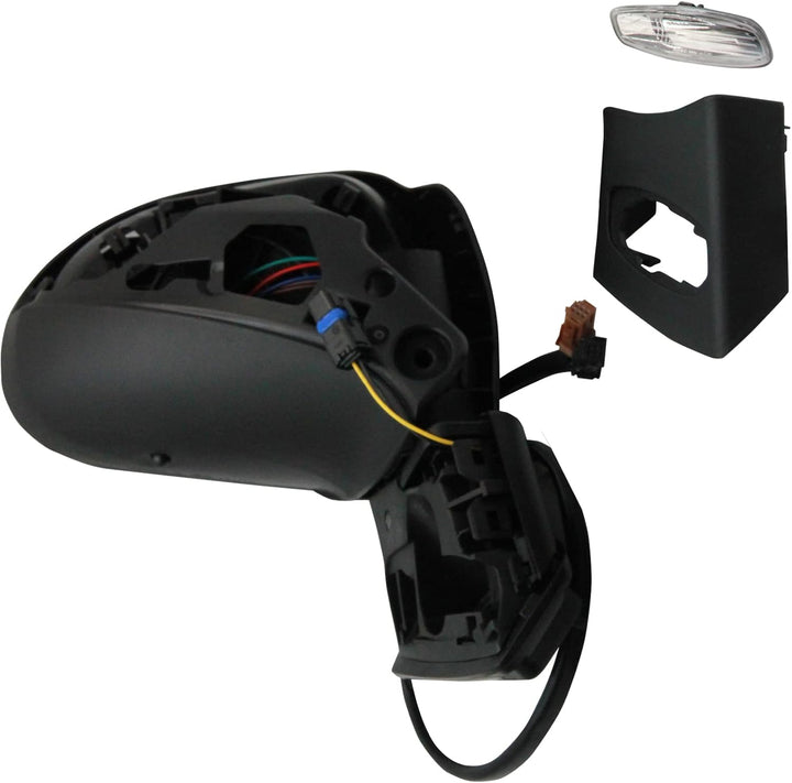Convitex Aussenspiegel spiegel rechts für Peugeot 207 baujahr 2006- elektrisch TempSensor mit Blinke