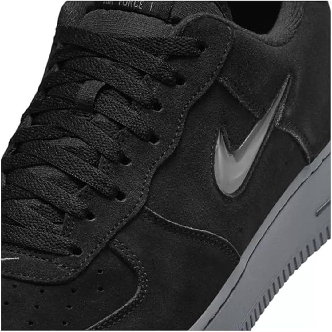 Nike Herren Air Force 1 Sneaker 45.5 EU Black Cool Grey, 45.5 EU Black Cool Grey