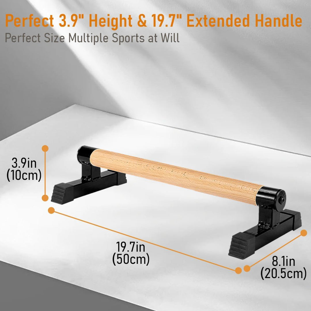Parallettes calisthenics Holz Rutschfeste Liegestützgriffe, Premium Turnen und Calisthenics Equipmen