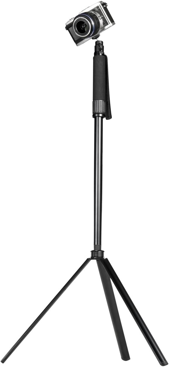 Walimex Reise und Tischstativ (142 cm, 56 Zoll, inkl. Transporttasche)