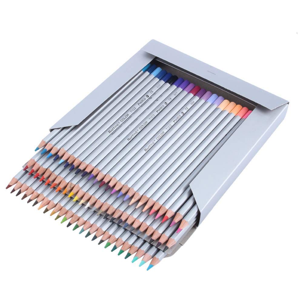 72 Buntstifte Professional Oil Base Buntstifte Set für Kunstzeichnungen Skizze Geeignet für Erwachse