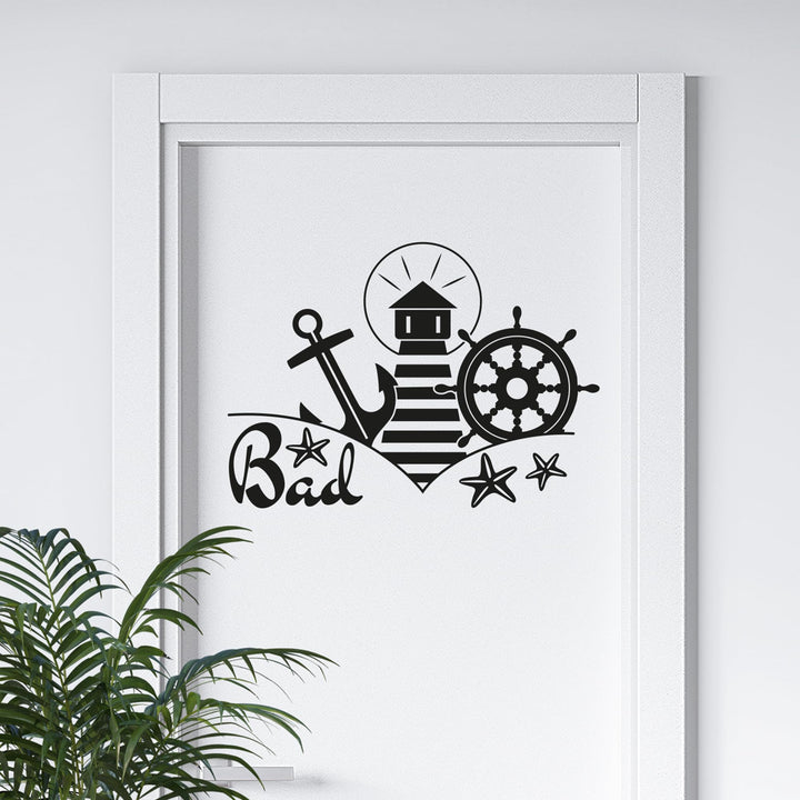 GRAZDesign Türaufkleber Bad Beschriftung WC Aufkleber Tür selbstklebend - 42x30cm / 073 dunkelgrau 4
