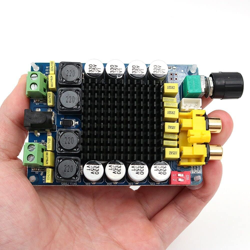 DollaTek TDA7498 2x100W Dual Channel Digital Class D Audio Verstärker Board DC 14-32V 24V Powered St