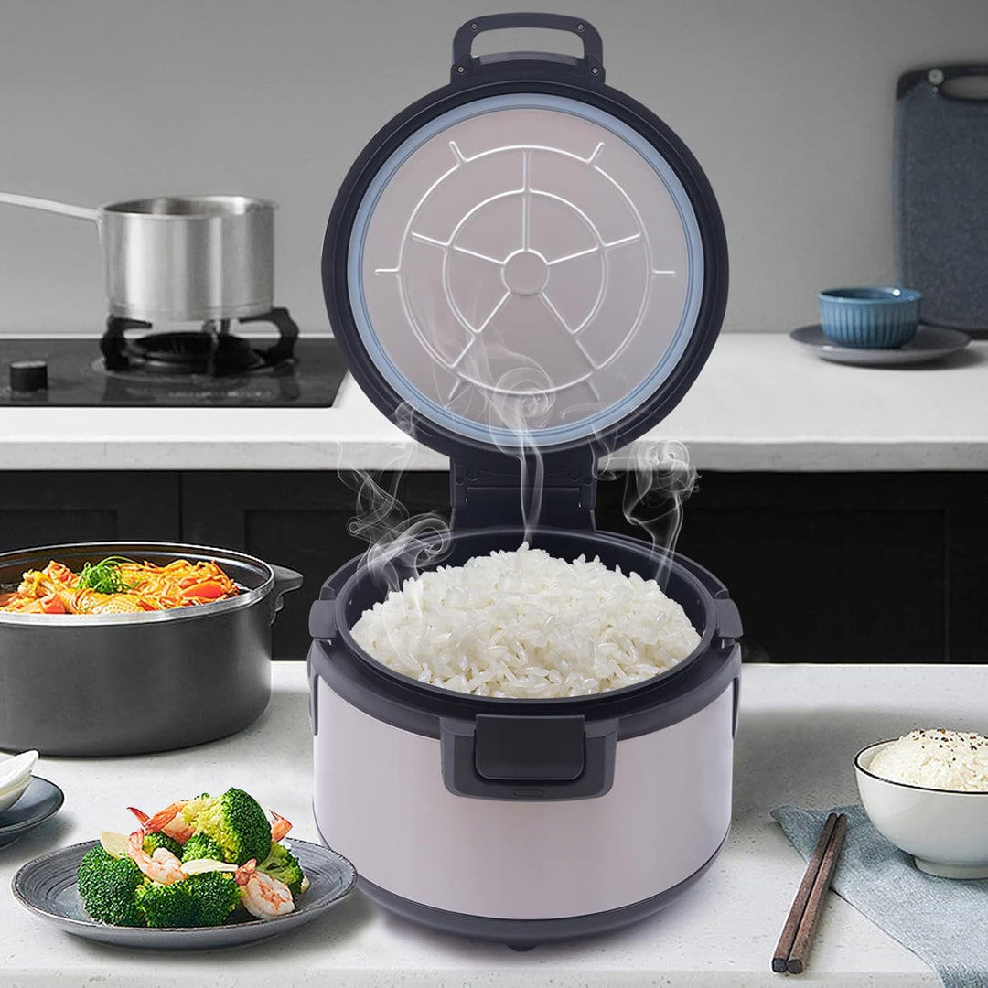 OUBUBY Reiskocher, 19L Thermoreiskocher Multifunktionaler Reiskocher Küchenreiskocher Mini Reiskoche