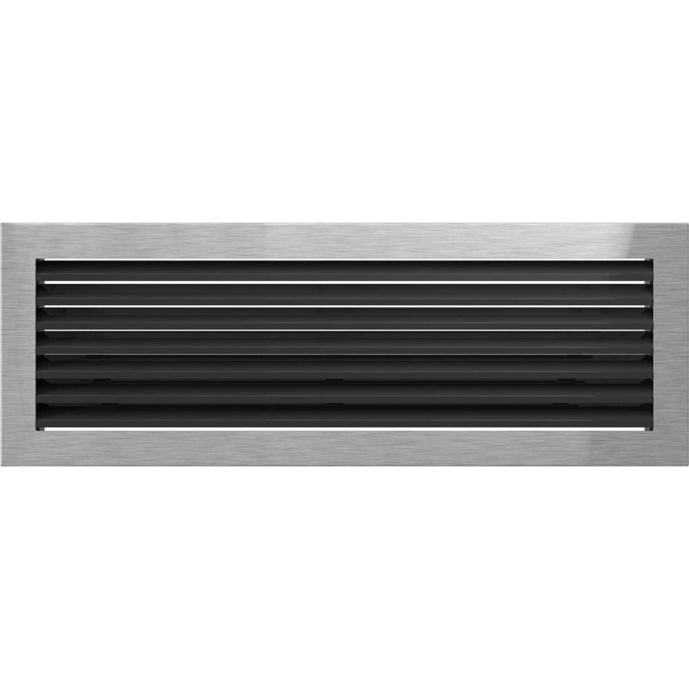 KRATKI Lüftungsgitter Kamingitter Fresh 17cm x 49cm geschlieffen 17 x 49 cm Geschliffen, 17 x 49 cm