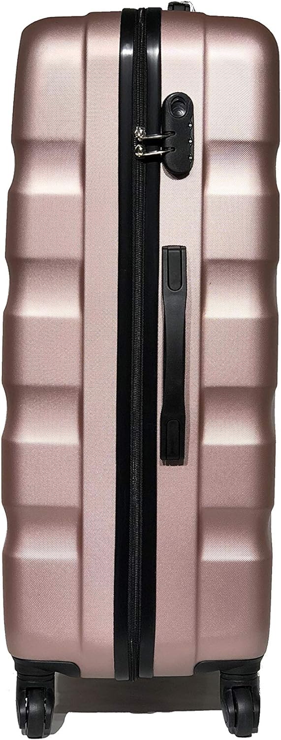 Celims Französische Marke – Set mit 5 Koffern aus festem Material Roségold