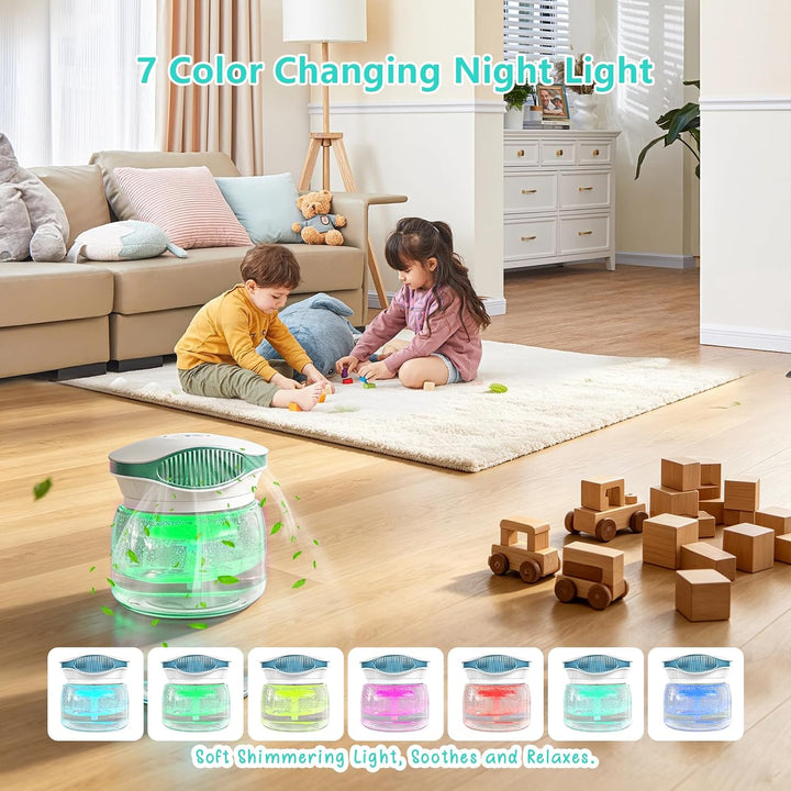 Lufterfrischer Luftbefeuchter Aroma Diffuser Ioniser with 30ml Water Soluble Lavender Essential oill