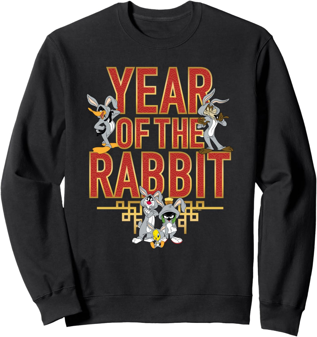 Looney Tunes Year of Rabbit Marvin Daffy Sylvester Tweety Sweatshirt