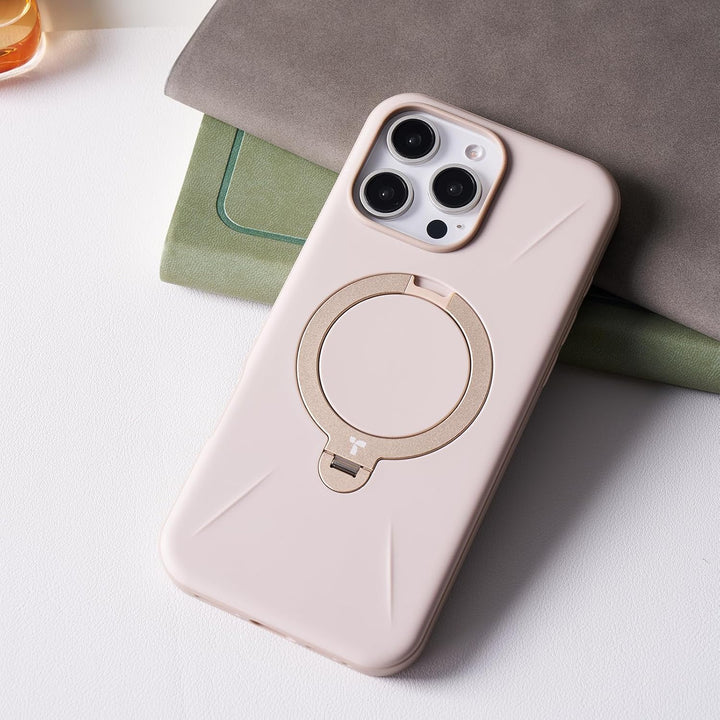 TORRAS Ostand Q3 Fusion für iPhone 16 Pro Max Hülle für Magsafe (Magnetischer Robust Standring) Zert