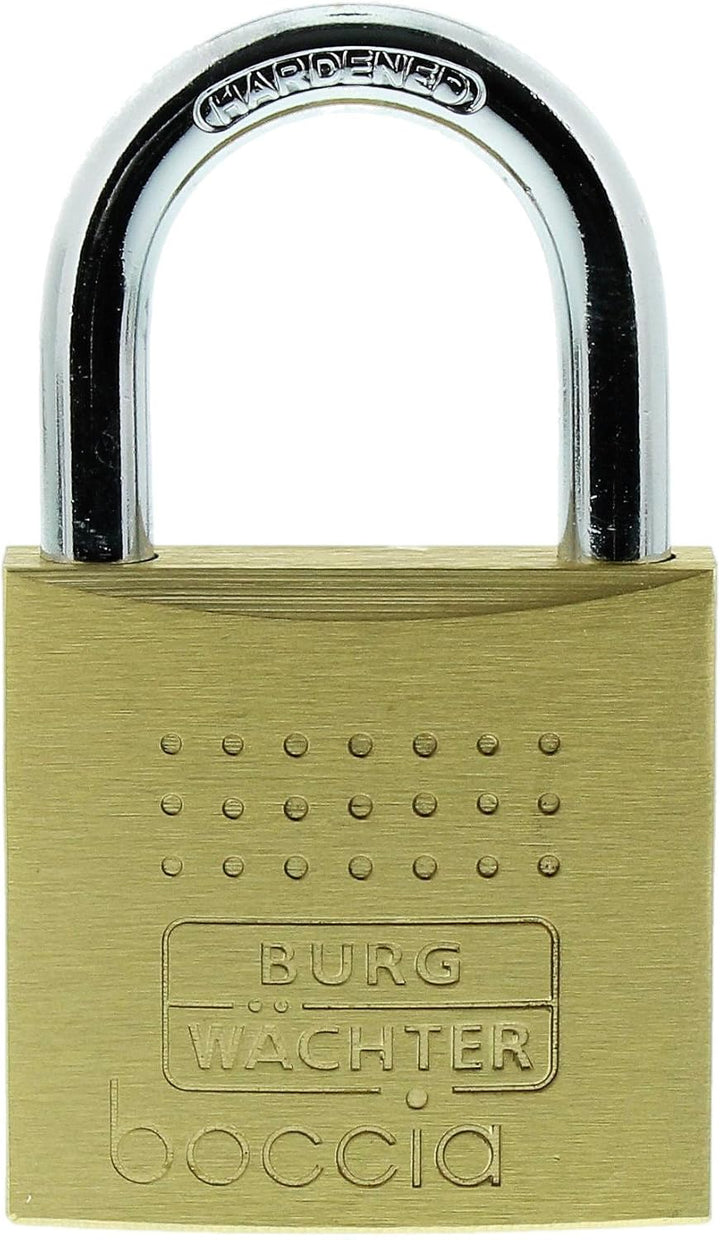 Burg-Wächter Vorhängeschloss, 8 mm Bügelstärke, 2 Schlüssel, Boccia 450 50 SB 50 mm, 50 mm