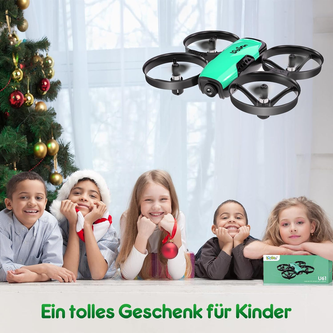 Loolinn | Drohne mit Kamera als Geschenk für Kinder - Mini Drohne Ferngesteuert, First Person View K