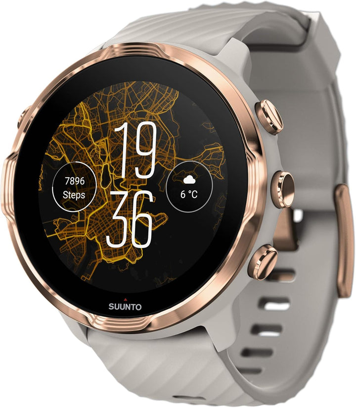 Suunto 7 Smartwatch with Versatile Sports Sandstone Rosegold, Sandstone Rosegold