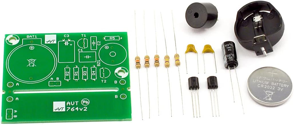 AVT764 KIT DIY, Elektronisches DIY Kit, Übungsplatine für Anfänger, Kit zum selber löten, Konstrukti