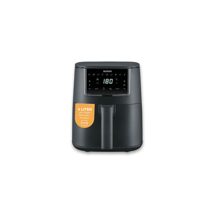 Severin Heissluftfritteuse, Single, Fritteuse für Kochen ohne Fett, Touch-Display, 8 Automatik-Progr
