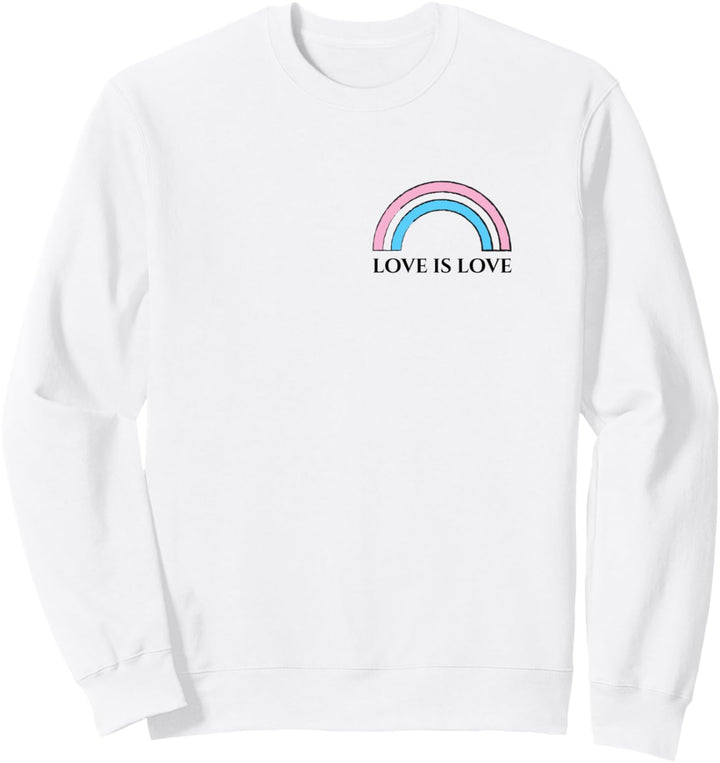 Transgender Pride Pocket Size Flag Sweatshirt